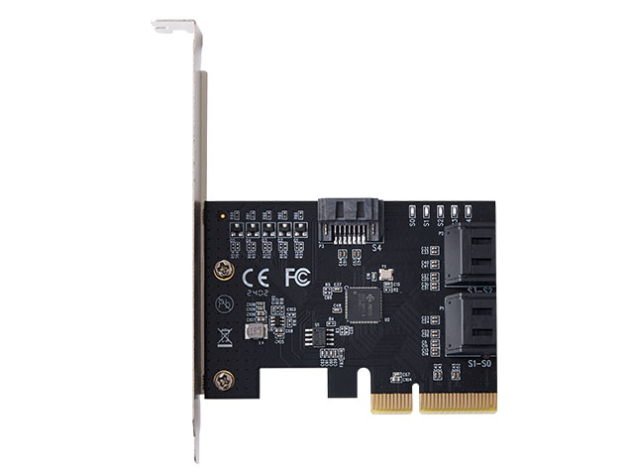 pcie to 5 port sata iii 6gb/s expansion card io pce585s 5i iocrest