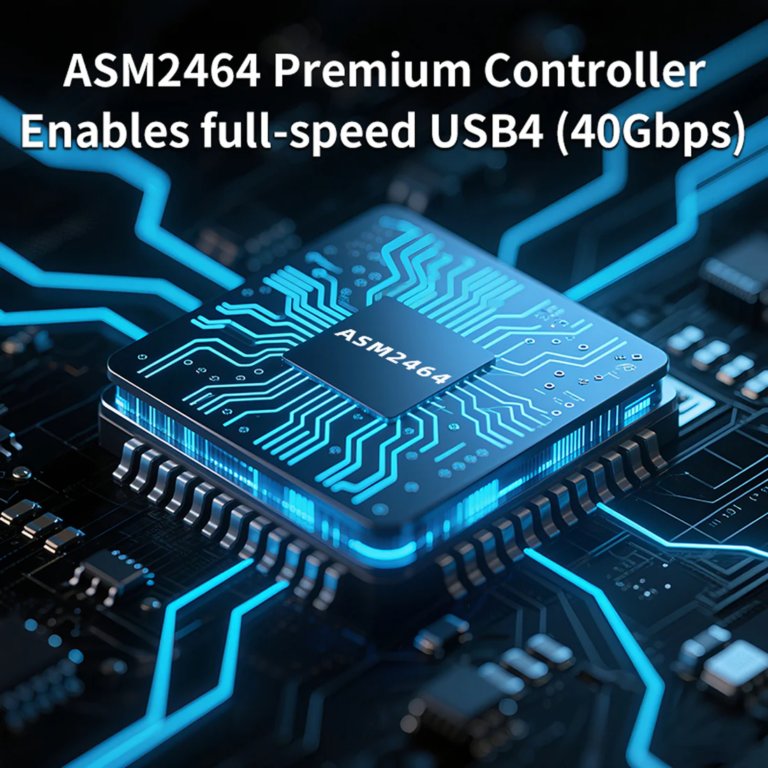 usb4 40gbps m.2 nvme ssd enclosure – thunderbolt 3/4/5 compatible – pcie gen4 x4 – fanless aluminium