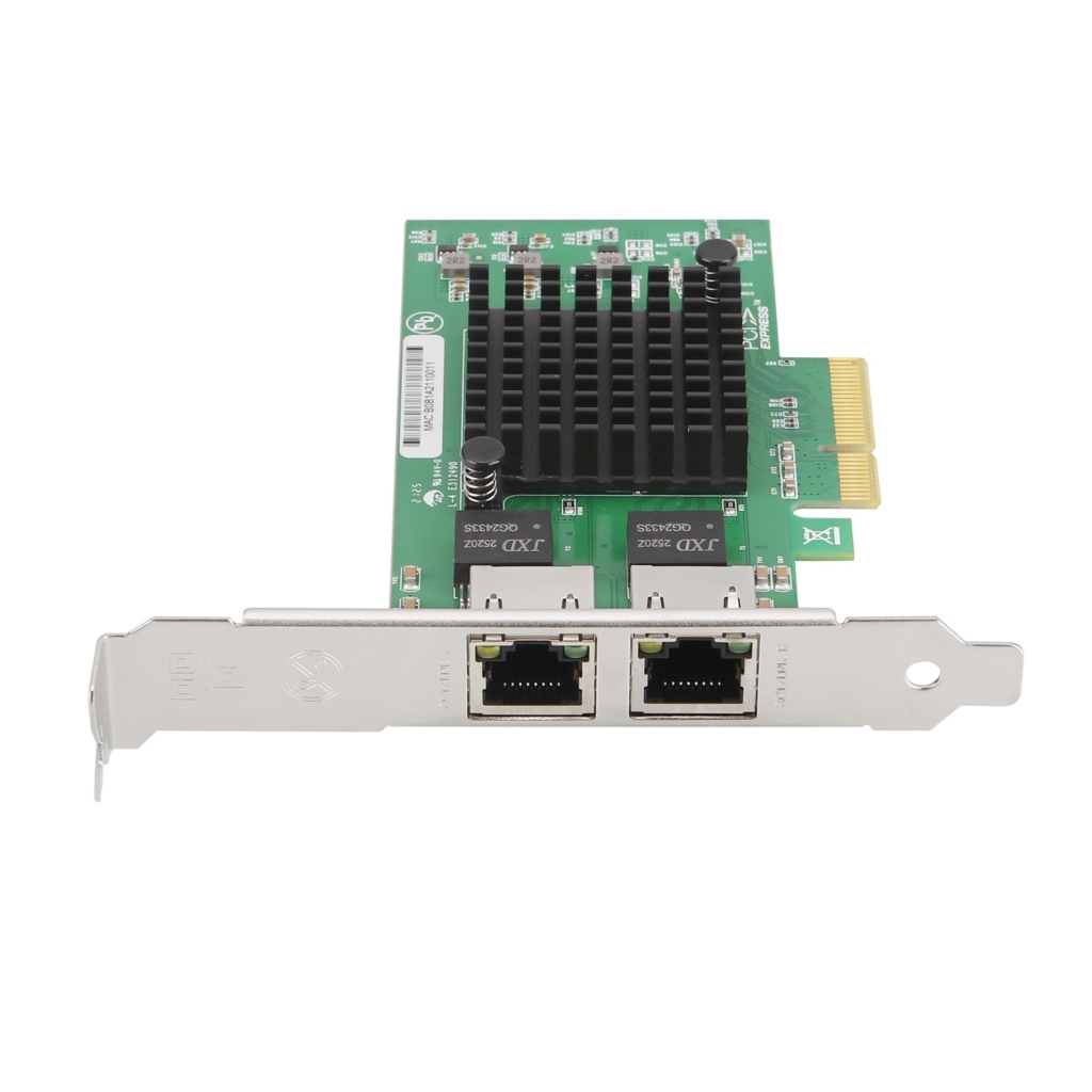 dual port 2.5gbe pcie network card with realtek rtl8125b chipset