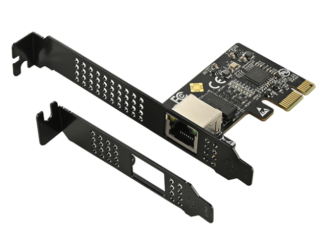 10gbe pcie x4 10gb network card – rtl8127, single rj45, multi gig, pxe, low profile bracket (copy)