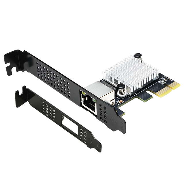 10gbe pcie x4 10gb network card – rtl8127, single rj45, multi gig, pxe, low profile bracket (copy)