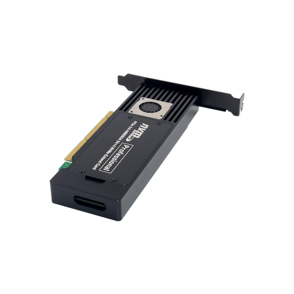 sunweit st560 pcie 3.0 x16 to quad m.2 nvme adapter card | asm2824 pcie switch | no bifurcation required