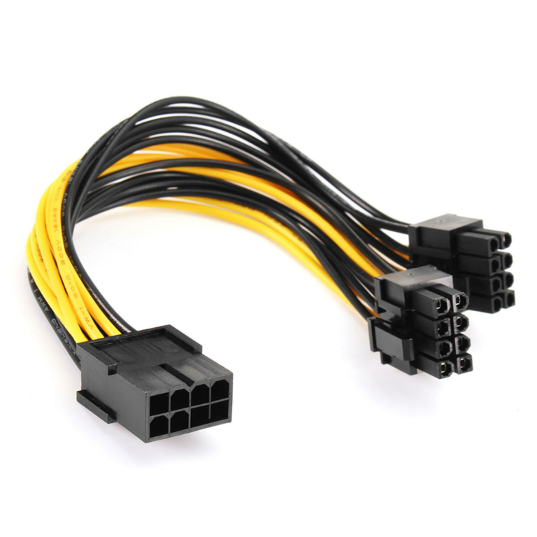 pci express power splitter cable 8 pin