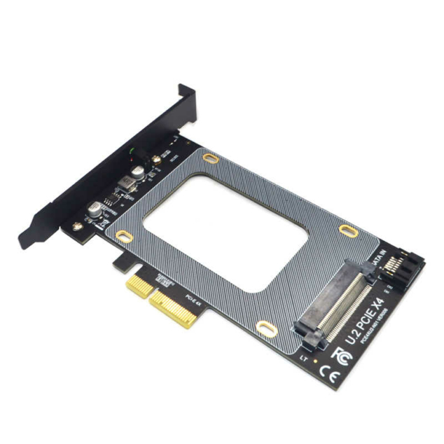 PCI-E Riser 3.0 4x X16 to U.2 SFF-8639 Adapter